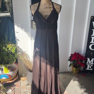 BCBGMaxAzria Silk Brown Dress
